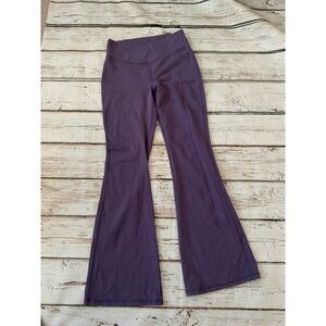 Old Navy Active PowerChill Flare Leggings Purple Crossover High Rise XL 14-16